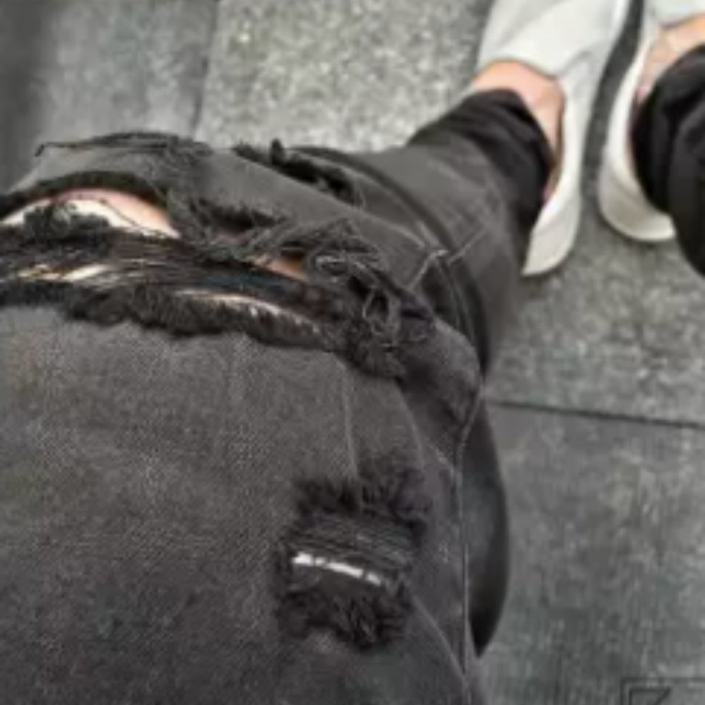 Jeans noires - Ripped Jeans - Picture 6 of 6